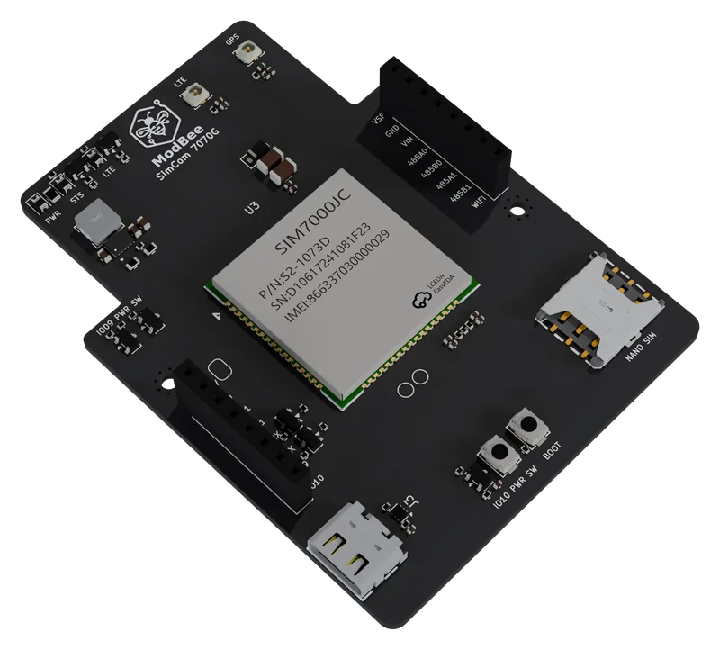 ModBee HAT CAT SIM7070G cellular board