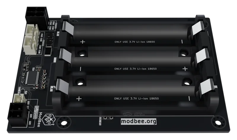 Battery Pack 18650 board from above